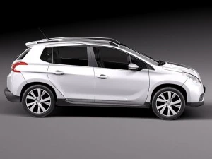 Peugeot 2008 2014 3D Model