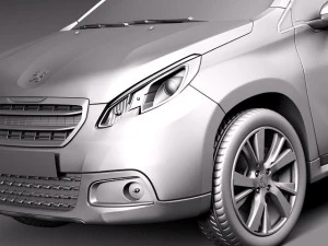 Peugeot 2008 2014 3D Model