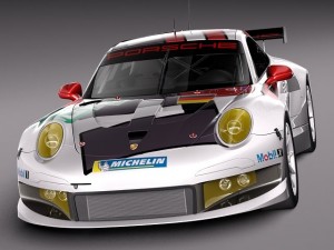 Porsche 911 RSR 2014 3D Modell