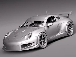 Porsche 911 RSR 2014 3D Model