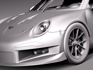 Porsche 911 RSR 2014 3D Modell