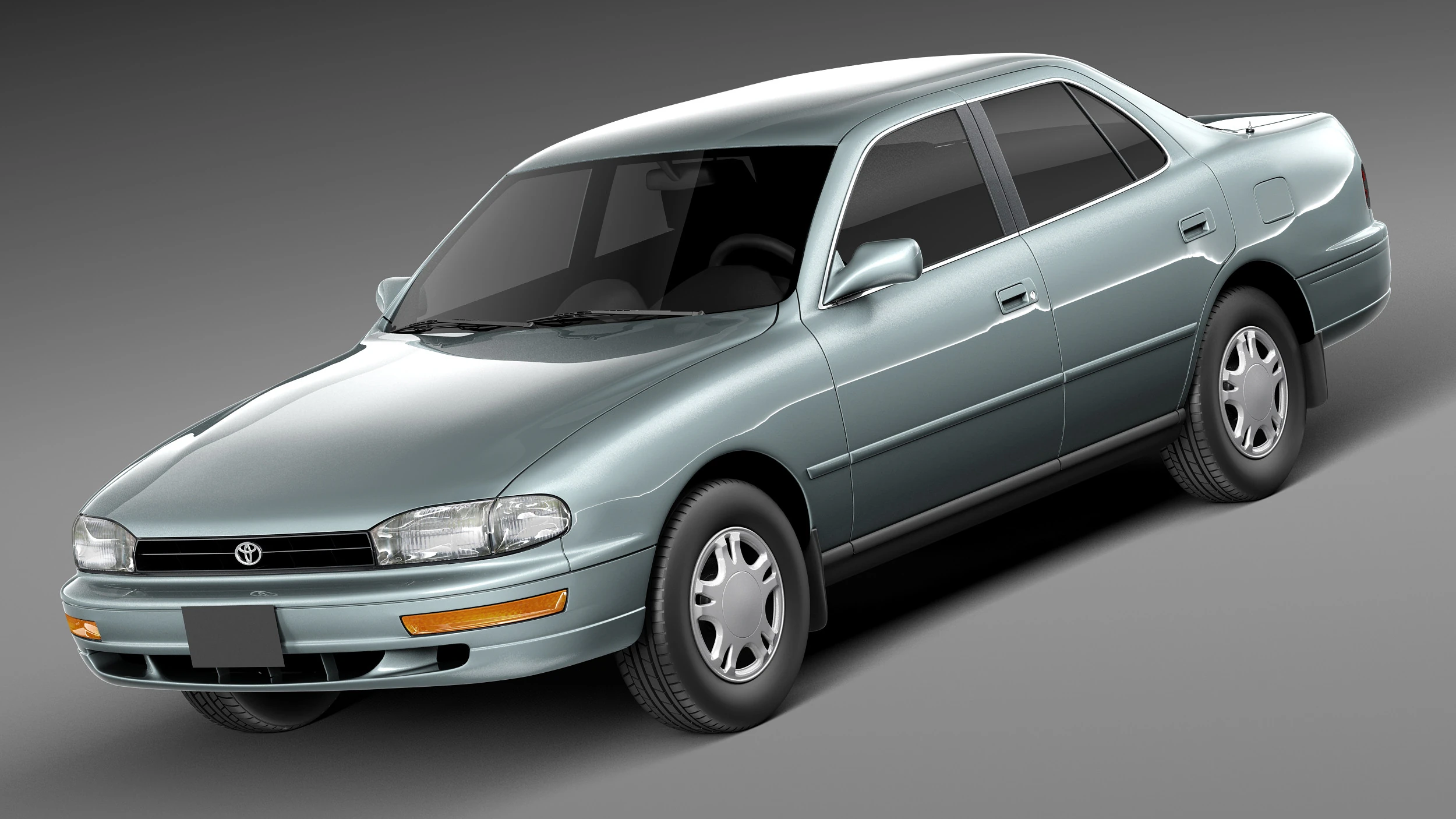 Toyota Camry 1992-1996 3D Model .c4d .max .obj .3ds .fbx .stl .blend 