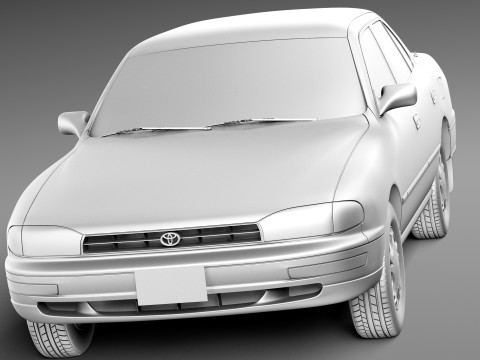 Toyota Camry 1992-1996 3D Model