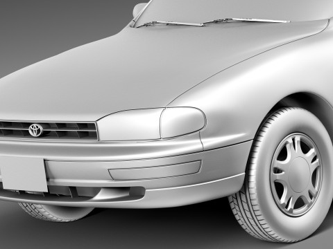 Toyota Camry 1992-1996 3D Model
