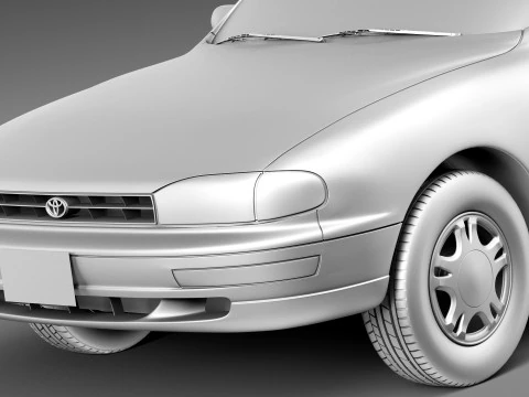 Toyota Camry 1992-1996 3D Model