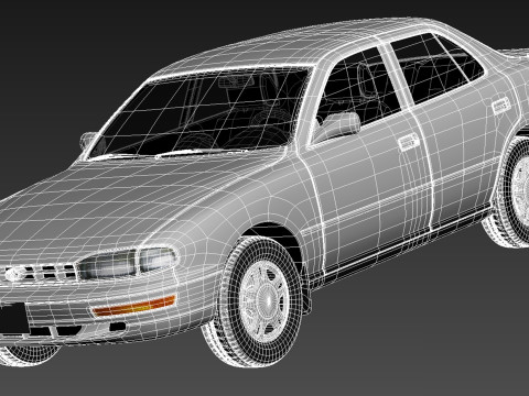 Toyota Camry 1992-1996 3D Model