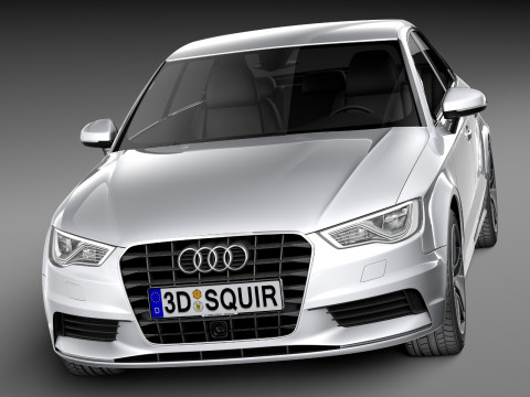 Audi A3 Sedan 2014 Model 3D