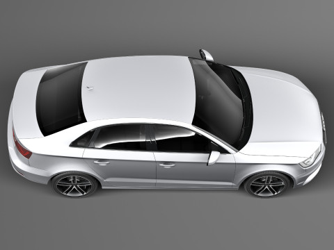 Audi A3 Sedan 2014 Model 3D
