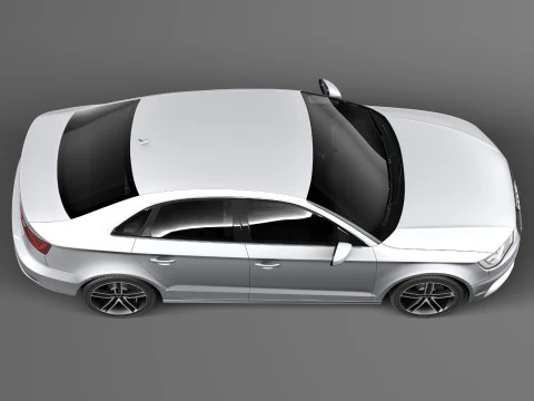 Audi A3 Sedan 2014 3D Model