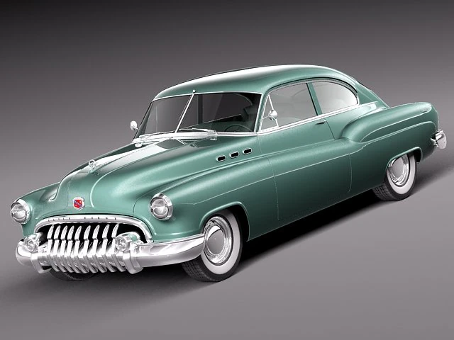 Buick Sedanette 1950 3D Model .c4d .max .obj .3ds .fbx .stl .blend 