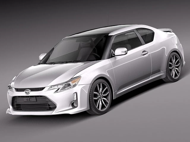 Scion tC 2014 3D Model .c4d .max .obj .3ds .fbx .stl .blend 