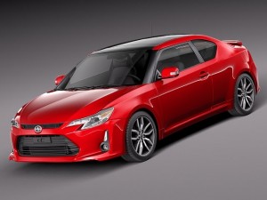 Scion tC 2014 3D Model