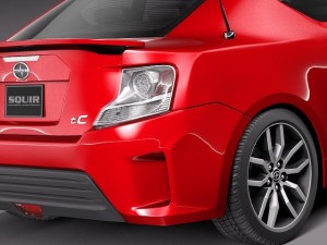 Scion tC 2014 3D Model