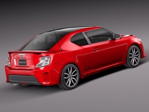 Scion tC 2014 3D Model