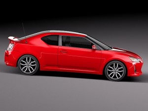 Scion tC 2014 3D Model