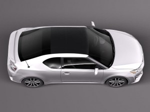 Scion tC 2014 3D Model