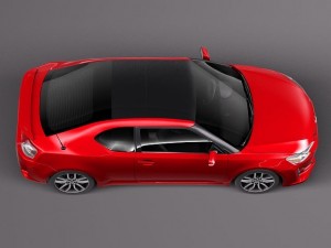 Scion tC 2014 3D Model