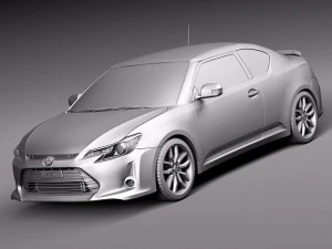 Scion tC 2014 3D Model