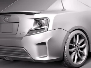 Scion tC 2014 3D Model