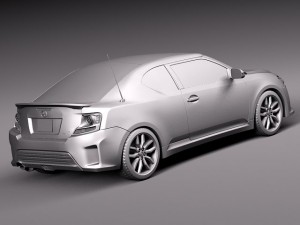 Scion tC 2014 3D Model