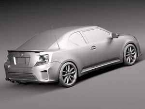 Scion tC 2014 3D Model