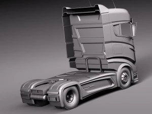 Scania R1000 2014 3D Model