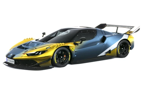 Ferrari 296 GT Modificata 2027 3D Model