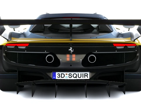 Ferrari 296 GT Modificata 2027 3D Model