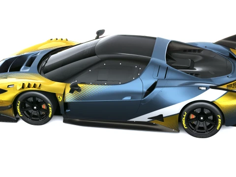 Ferrari 296 GT Modificata 2027 3D Model