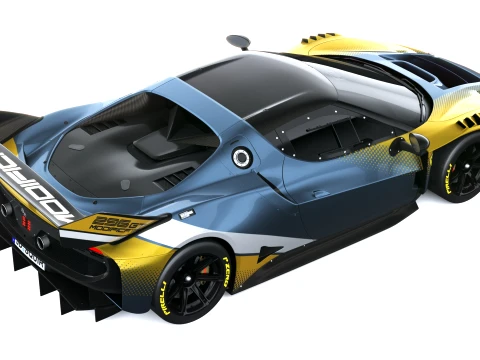 Ferrari 296 GT Modificata 2027 3D Model