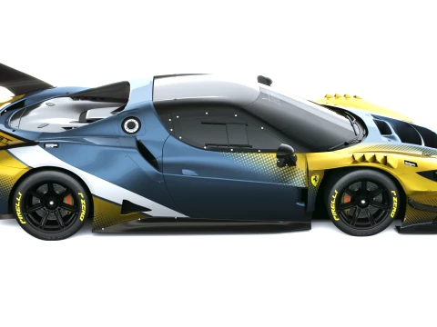 Ferrari 296 GT Modificata 2027 3D Model