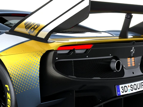 Ferrari 296 GT Modificata 2027 3D Model