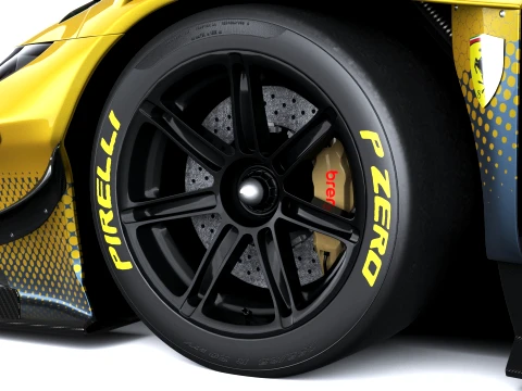 Ferrari 296 GT Modificata 2027 3D Model
