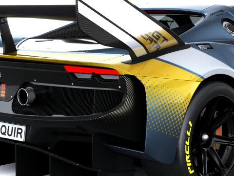 Ferrari 296 GT Modificata 2027 3D Model