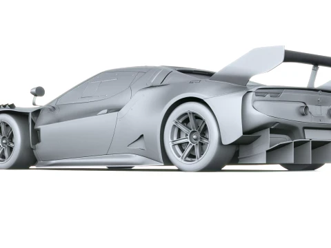 Ferrari 296 GT Modificata 2027 3D Model