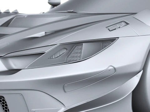 Ferrari 296 GT Modificata 2027 3D Model