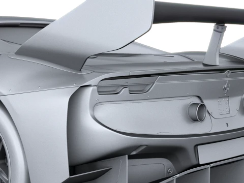 Ferrari 296 GT Modificata 2027 3D Model