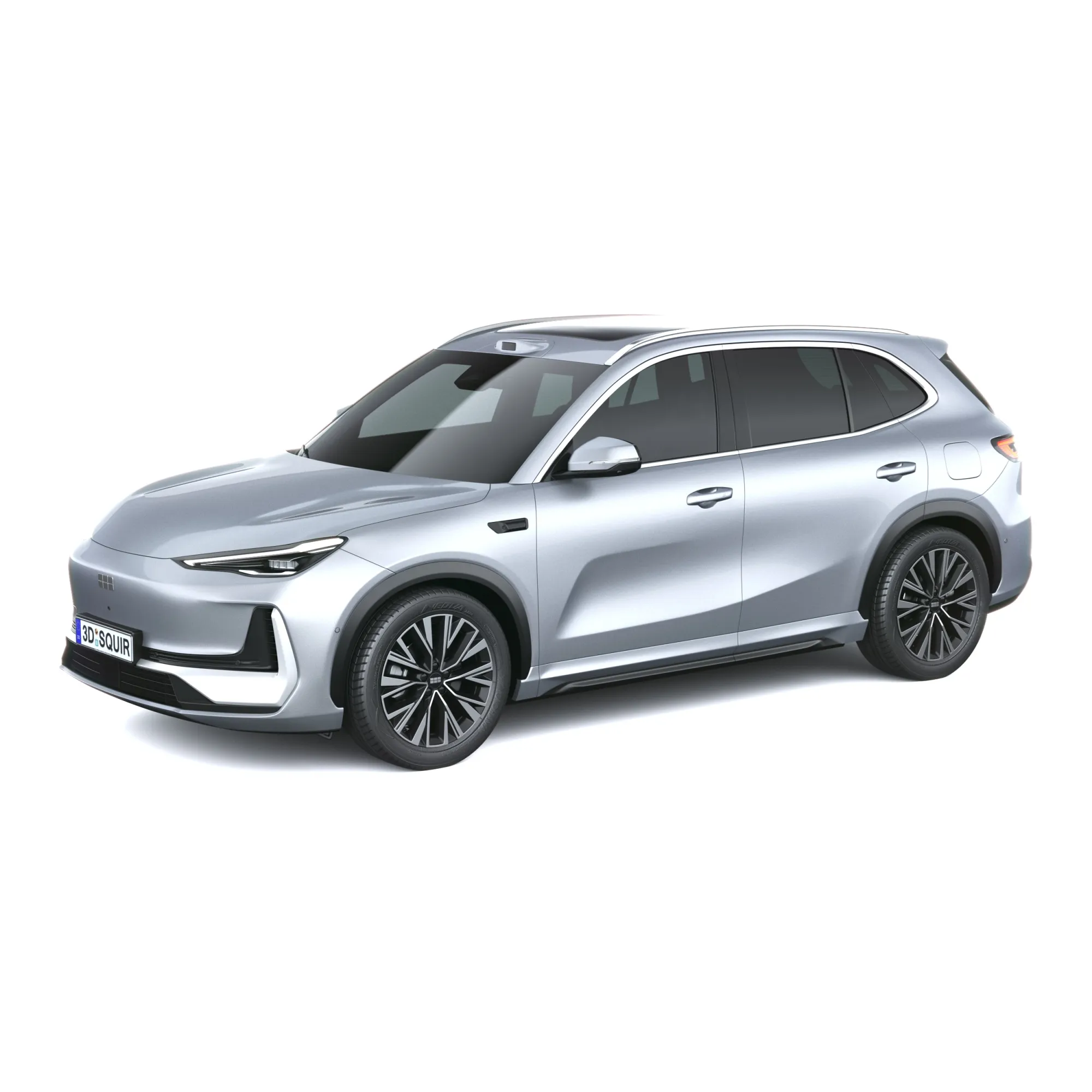 Geely ex5 2027 3D Model .c4d .max .obj .3ds .fbx .stl .blend