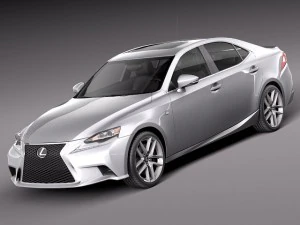 Lexus IS 2014 3D Model