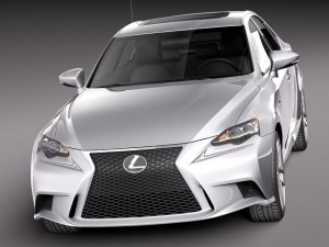 Lexus IS 2014 3Dモデル