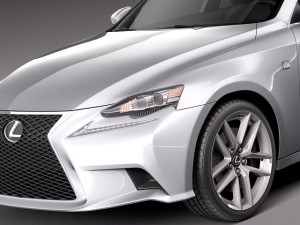 Lexus IS 2014 3Dモデル