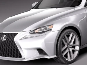 Lexus IS 2014 3D Model