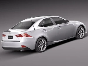 Lexus IS 2014 3D Model
