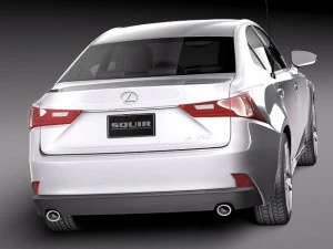 Lexus IS 2014 3D Model
