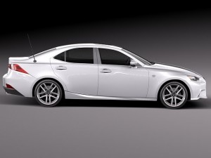 Lexus IS 2014 3Dモデル