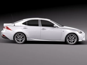 Lexus IS 2014 3D Model