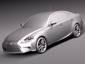 Lexus IS 2014 3Dモデル
