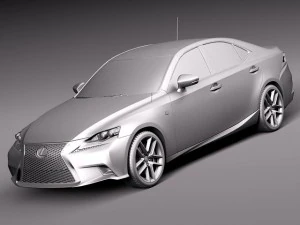 Lexus IS 2014 3D Model