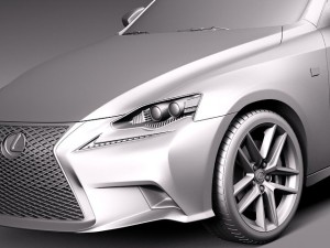 Lexus IS 2014 3Dモデル