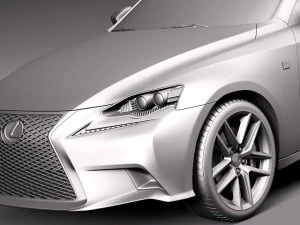 Lexus IS 2014 3D Model